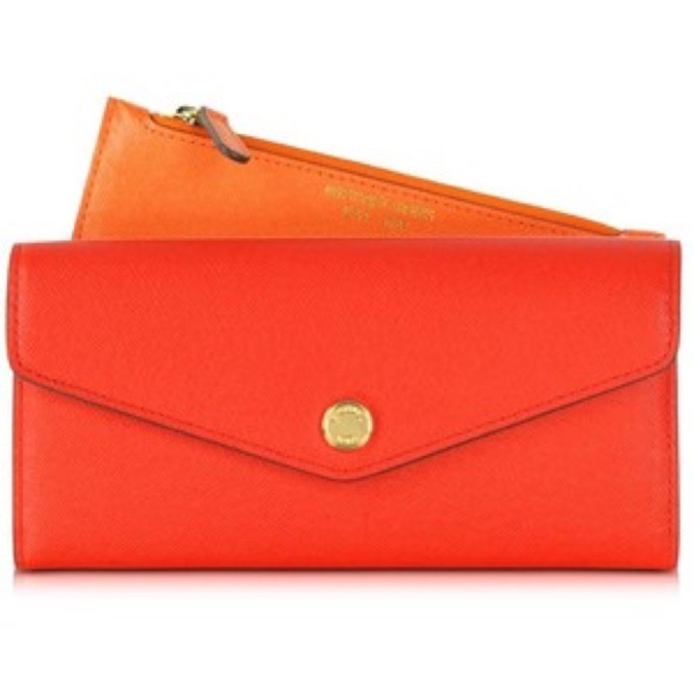 Michael Kors “saffiano” color block wallet